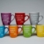LePaJo Tasse mit Spruch: Einatmen Ausatmen Lächeln, Kaffeetasse mit Sprüchen gelb, das besondere Geschenk, Kaffeetasse - 2