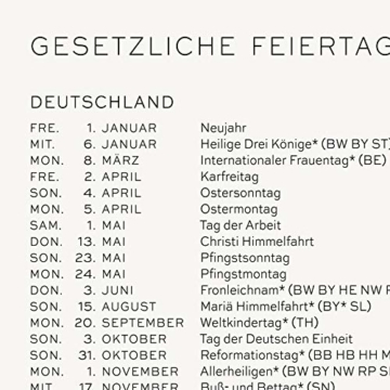 LEUCHTTURM1917 362086 Tageskalender Medium (A5) 2021, Schwarz, Deutsch - 6