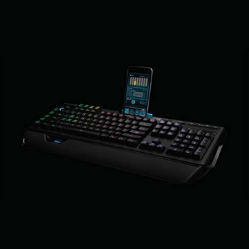 Logitech G910 Orion Spectrum mechanische Gaming-Tastatur, Taktile Romer-G Switches, RGB-Beleuchtung, 9 Programmierbare G-Tasten, Anti-Ghosting, ARX-Zweitbildschirm Feature, Deutsches QWERTZ-Layout - 7
