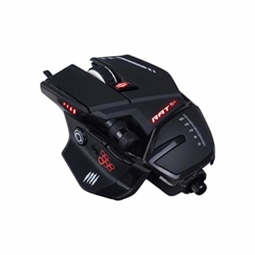MadCatz R.A.T. 6+ Optical Gaming Mouse, Black - 1