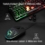 Mafiti Gaming Tastatur und Maus Set, Kabelgebundenes Tastatur-Maus-Set, LED Hintergrundbeleuchtung QWERTZ (DE-Layout), Regenbogen Farben Beleuchtetung Tastatur und Maus für Gaming und Büro - 3