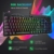 Mechanische Tastatur RGB, PICTEK Ganz metallpaneel, Anpassbare beleuchtet Gaming Tastatur(QWERTZ), Red Schalter Keyboard, Programmierbar Mikro, 19 Anti-Ghosting, PC|Desktop für Gamer - 5