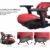 MIIGA ergonomischer Profi Bürostuhl Schreibtischstuhl für das Homeoffice, Chefsessel, ergonomisch, verstellbare Kopfstütze, Sitzhöhe und Rückenlehne, Belastbarkeit bis 150 kg MG233A (Schwarz) - 5