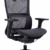 MIIGA ergonomischer Profi Bürostuhl Schreibtischstuhl für das Homeoffice, Chefsessel, ergonomisch, verstellbare Kopfstütze, Sitzhöhe und Rückenlehne, Belastbarkeit bis 150 kg MG233A (Schwarz) - 1