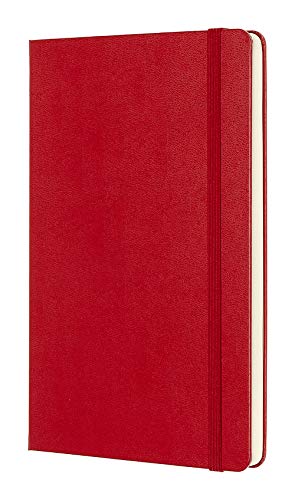 Moleskine farbiges Notizbuch (Large, Hardcover, blanko) rot - 6