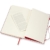 Moleskine Notizbuch Blend Kollektion (Liniertes Notizbuch mit Stoff Hardcover und elastischem Verschluss, Großformat 13 x 21 cm) 240 Seiten, rot - 7