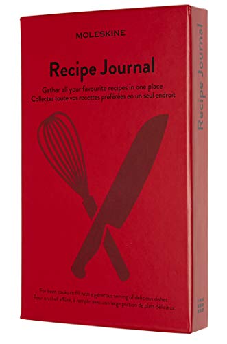 Moleskine Rezept Notizbuch, (Themen-/ Hardcover Notizbuch zum Sammeln und Organisieren Ihrer Rezepte, 13 x 21 cm, 400 Seiten) - 1