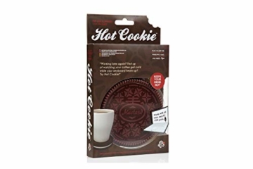 Monsterzeug Hot Cookie - Tassenwärmer, Mini USB Heizplatte für Kaffeebecher, Kaffeewärmer im Keks-Design, Warmhalteplatte für Teetassen - 3