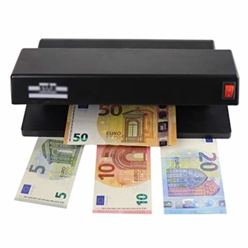 OPNIGHDYMD UV-Counterfeit Detector, Multinationale Währung Ziguang Banknotenzähler, Universal Multifunktions Währung-Detektor - 2