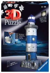 Ravensburger 3D Puzzle 12577 - Leuchtturm bei Nacht  - 216 Teile - 1