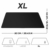 Sidorenko XXL Gaming Mauspad groß - 900 x 400 mm - Fransenfreie Ränder - rutschfest - XXL Mousepad - Schreibtischunterlage - spezielle Oberfläche verbessert Geschwindigkeit - MAXLVL - schwarz - 4