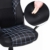 SONGMICS Gamingstuhl, Bürostuhl mit Wippfunktion, Racing Chair, ergonomisch, S-förmige Rückenlehne, gut für die Lendenwirbelsäule, bis 150 kg belastbar, Kunstleder, schwarz OBG38BK - 4