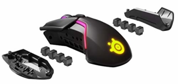SteelSeries Rival 650 - Quantum Wireless Gaming-Mouse - dualen optischen Sensor - einstellbarer Lift-off-Distanz - abstimmbaren Gewichtssystem - 3