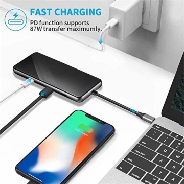 SYIADX USB C Hub Docking Station,12 in 1 Triple Display USB C Adapter with Dual 4K HDMI,VGA,Ethernet,PD Charging,3 USB 3.0,Type C Port,Audio/Mic,SD/TF Card Reader for MacBook and Other USB-C Devices - 7
