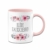 Tassenbrennerei Tasse mit Spruch Blöde Kackscheiße blumig - Kaffeetasse lustig - Spülmaschinenfest (Rosa) - 1
