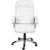 TecTake 800337 Design Bürostuhl Chefsessel mit gepolsterten Armlehnen und Wippmechanik, Softpolsterung - Diverse Farben - (Weiß - 402151) - 2