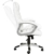 TecTake 800337 Design Bürostuhl Chefsessel mit gepolsterten Armlehnen und Wippmechanik, Softpolsterung - Diverse Farben - (Weiß - 402151) - 5