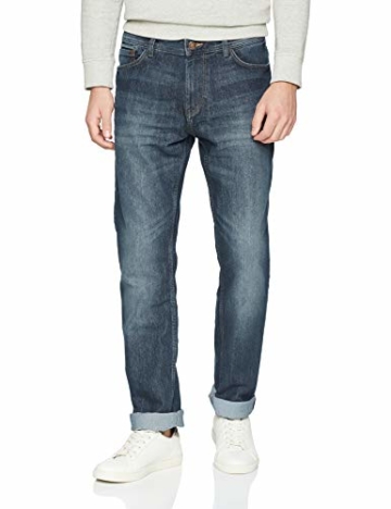 TOM TAILOR Herren Marvin Straight Jeans, Blau (Mid Stone Wash Denim 785), 34W / 32L - 1