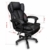 Trisens Schreibtischstuhl Bürostuhl Gamingstuhl Racing Chair Chefsessel mit Fußstütze, Farbe:Schwarz - 6