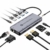 USB C Hub zu Dual HDMI Adapter 13-in-1 NOV8Tech Dockingstation Ethernet VGA Dreifach Anzeigebildsc für MacBook Pro / Air & Typ C-Laptops, USB C 100 W Laden & Daten, Audio, SD / Micro SD, 3X USB 3 - 4