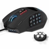 UtechSmart Venus Gaming Maus 16400 DPI USB Laser MMO Gaming Mouse, 18 programmierbare Tasten,16400 DPI Abtastrate, konfigurierbare LED-Farb-Beleuchtung, ergonomisches Design - 1