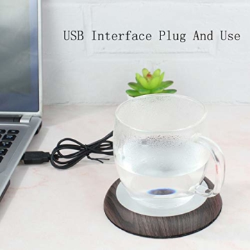 Verve Jelly Kaffeetassenwärmer, USB-Port Elektrischer Kaffeewärmer für den Schreibtisch, Tassenwärmer zum Erwärmen und Erhitzen von Kaffee, Getränken, Milch, Tee und heißer Schokolade - 6