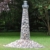 VOSS.garden Leuchtturm 1,80m hoch, Gambione, Garten-Dekoration, verzinkt, Metalldeko - 1