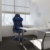 WOLTU® Racing Stuhl Gaming Stuhl Bürostuhl Schreibtischstuhl Sportsitz mit Armlehne, mit Kopfstütze und Lendenkissen, höhenverstellbar, dick gepolsterte Sitzfläche aus Stoffbezug, Blau, BS38bl - 2