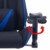 WOLTU® Racing Stuhl Gaming Stuhl Bürostuhl Schreibtischstuhl Sportsitz mit Armlehne, mit Kopfstütze und Lendenkissen, höhenverstellbar, dick gepolsterte Sitzfläche aus Stoffbezug, Blau, BS38bl - 3