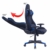 WOLTU® Racing Stuhl Gaming Stuhl Bürostuhl Schreibtischstuhl Sportsitz mit Armlehne, mit Kopfstütze und Lendenkissen, höhenverstellbar, dick gepolsterte Sitzfläche aus Stoffbezug, Blau, BS38bl - 6