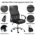 Yaheetech Bürostuhl, Schreibtischstuhl Chefsessel, ergonomischer Computerstuhl, 360° Drehstuhl, mit Kopfstütze, Netzrückenlehne, für’s Büro oder Home-Office - 5