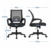 Yaheetech Bürostuhl Schreibtischstuhl ergonomischer Drehstuhl mit Rollen Chefsessel mit Mesh Netz Wippfunktion Höhenverstellbar - 6