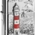 Zippo Feuerzeug 2001670 Lighthouse Emblem Benzinfeuerzeug, Messing - 1