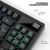 ZJFKSDYX Wiederaufladbare RGB Wireless Gaming Tastatur, 2,4G Wireless-Verbindung, Full Key konfliktfrei, wasserdicht, leise, Lange Standby, deutsches Layout (schwarz). - 5