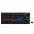 ZJFKSDYX Wiederaufladbare RGB Wireless Gaming Tastatur, 2,4G Wireless-Verbindung, Full Key konfliktfrei, wasserdicht, leise, Lange Standby, deutsches Layout (schwarz). - 1