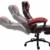 Delman XXL Gaming Stuhl Racing Stuhl Schreibtischstuhl Gaming Chair Drehstuhl Höhenverstellbar mit Fußstütze Fußablage mit Armlehnen Chefsessel Große Sitzfläche Dicke Polsterung 11 cm RS0019RD - 5