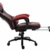 Delman XXL Gaming Stuhl Racing Stuhl Schreibtischstuhl Gaming Chair Drehstuhl Höhenverstellbar mit Fußstütze Fußablage mit Armlehnen Chefsessel Große Sitzfläche Dicke Polsterung 11 cm RS0019RD - 7