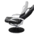 Elite Deluxe Gaming Sessel MG-300 - Bürostuhl - Gamingstuhl - Streamingstuhl - Drehstuhl - Ergonomisch - Racingoptik - Fußhocker - Chefsessel - Racing (Schwarz/Weiß) - 2