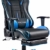 GTPLAYER Gaming Stuhl Bürostuhl Schreibtischstuhl Kunstleder Gamer Stuhl Drehstuhl höhenverstellbarer PC Stuhl Ergonomisches Design mit Fußstütze und Wippfunktion (Blue) - 1