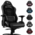 KLIM Esports Gaming Stuhl + Mit Lenden- und Nackenstütze + Verstellbar Gaming Sessel + Ergonomisch PC Stuhl + Kunstleder und Premium-Materialien + Schwarz Gamer Stuhl 2021 Version Gaming Chair - 1