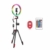 Neewer 12 Zoll RGB-Ringlicht Selfie-Ringlicht mit Stativständer und Telefonhalter Infrarot-Fernbedienung dimmbaren 16 Farben und 4 Blitzmodi für Make-up/YouTube/Tiktok/Video - 1