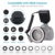 Neewer 48 Makro LED Ringblitzleuchte Set für Canon/Nikon/Panasonic/Olympus/Pentax SLR Kamera (Makro Ring Kopf, Leistungsregler mit LCD Anzeige, 4X Blitz-Diffusor, 8X Adapterring) - 6