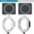 Neewer Ringleuchte Licht Set: 18 Zoll / 48 Zentimeter Außen 55W 5500K dimmbare LED-Ringlicht Lampenstativ Bluetooth-Empfänger für YouTube TikTok Self-Porträt der Videoaufnahme - 5