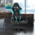 Futurefurniture®Gaming Stuhl,gamingstuhl,Gaming Sessel,Gaming Chair,mit Kopfstütze und Lendenkissen,Farbe:Blau - 2