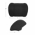 Amazon Basics Memoryschaum-Nackenkissen - schwarz, paneeliert - 6