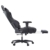 AutoFull Gaming Stuhl Schreibtischstuhl Gamer Ergonomischer PU-Leder Bürostuhl,Einstellbare Sitzhöhe und Rückenlehnenneigung,Pc Stuhl mit Lendenwirbelstütze und Fußstütze,Schwarz (drei Jahre Garantie) - 6