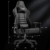 Gaming Stuhl - Furgle Gamer Stuhl - Bürostuhl - Zocker Ergonomischer Verstellbarer Drehstuhl Gaming Chair - Schaukel Modus - mit Kopfstütze und Lendenwirbelstütze - Schwarz - 7