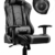 GTPLAYER Gaming Stuhl Bürostuhl mit Lautsprecher Schreibtischstuhl Drehstuhl Ergonomisches Design PC Stuhl Multi-Funktion E-Sports Chefsessel (Schwarz-Grau) gtracing Series - 1