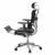 hjh OFFICE 652990 Bürostuhl Chefsessel ERGOHUMAN LEGPRO Leder schwarz, mit Beinablage individuell einstellbar inkl. Sitzneigefunktion, Bürodrehstuhl ergonomisch, Drehstuhl, Schreibtischstuhl, Büro - 12