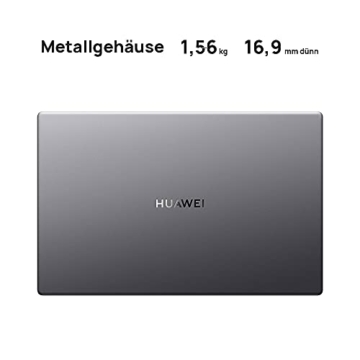 HUAWEI MateBook D 15 2021, Intel Core i5-1135G7, 8GB RAM, 512GB SSD, 15,6 Zoll Laptop, FHD FullView Display, Schlankes Metallgehäuse, Windows 10 Home, Fingerabdrucksensor, QWERTZ-Layout, Space Grau - 3